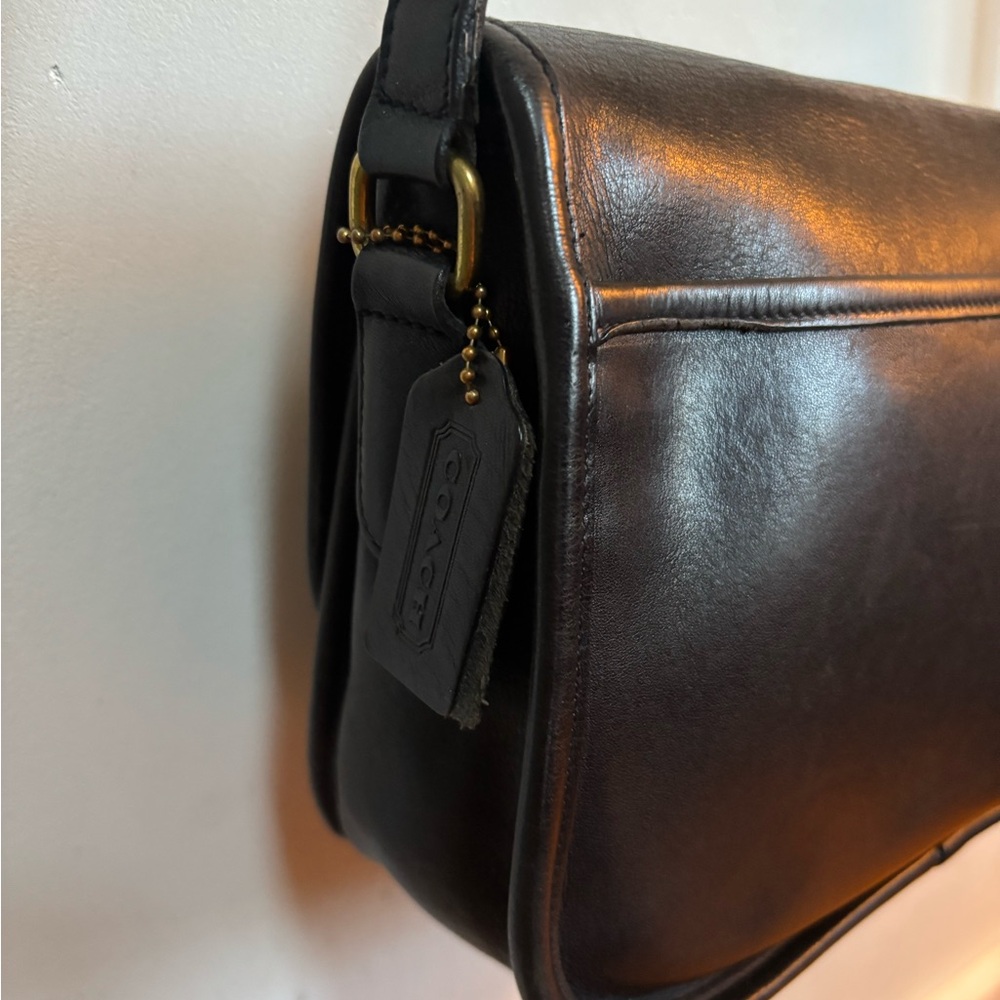 COACH 9790 Vintage Black Leather City Bag - Picture 2 of 7